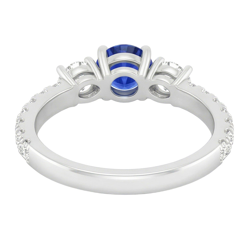 Echter Diamant Ring 2.50 Karat - 14K Weissgold