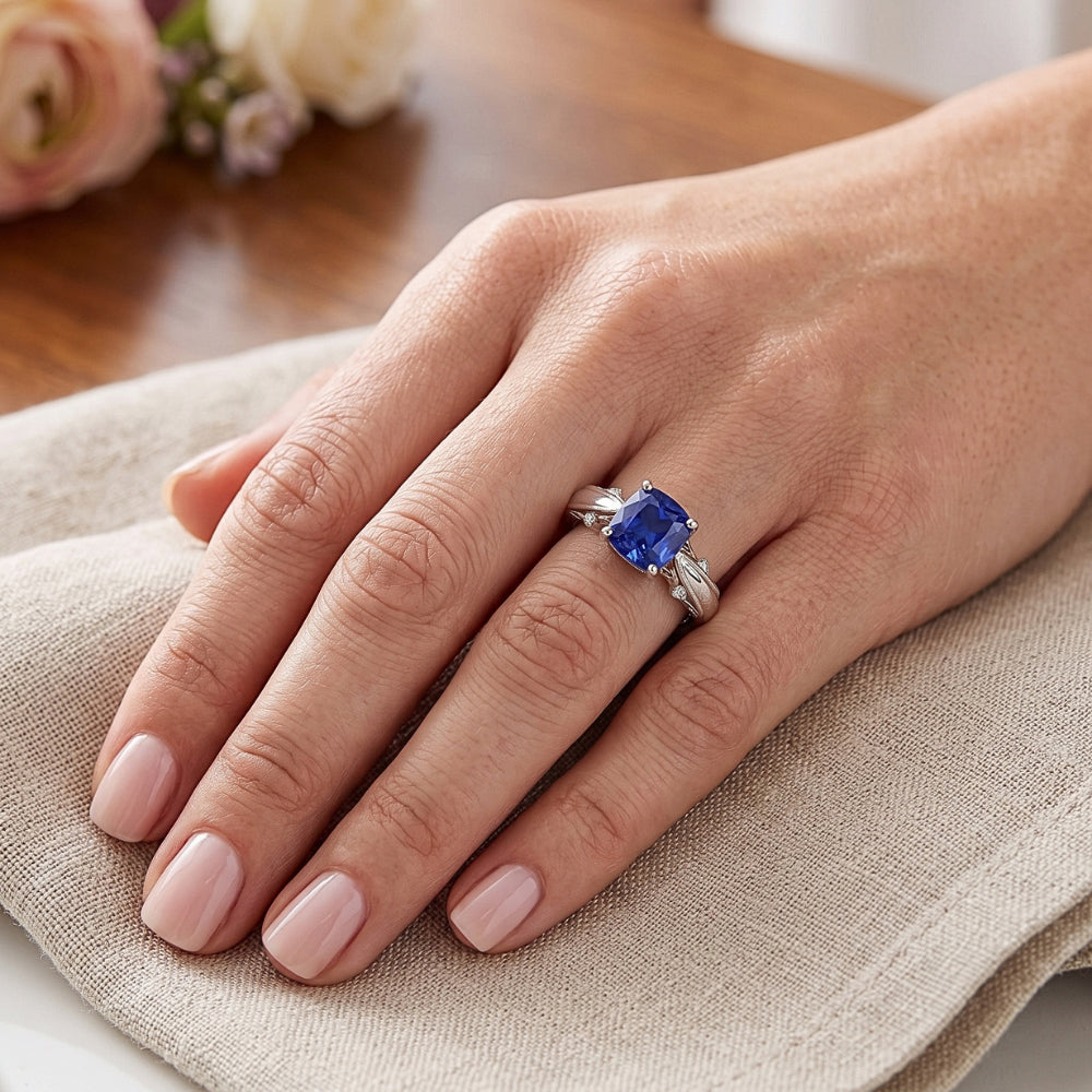 Echter Diamant Ring 2 Karat - 14K Bicolor Gold