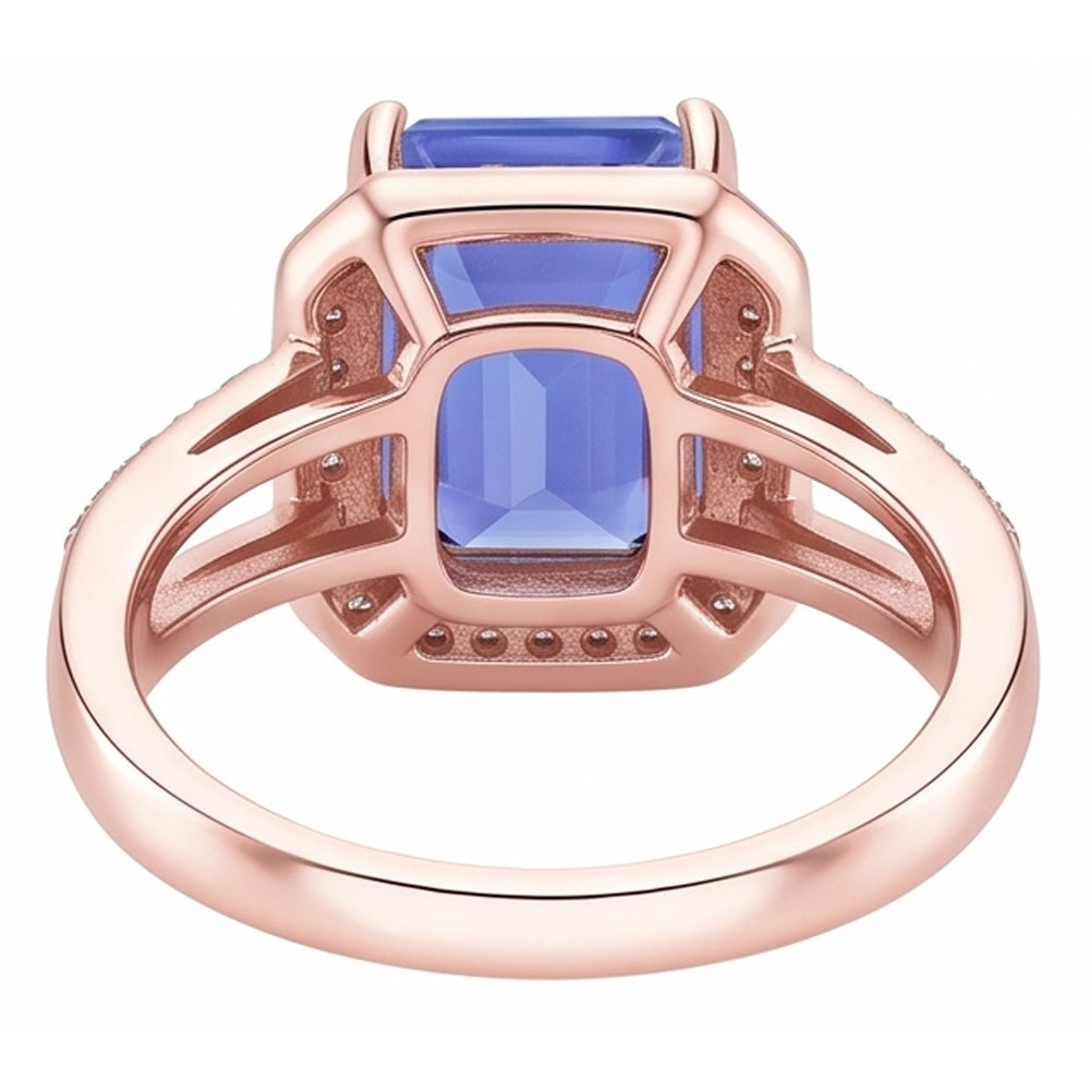 Echter Diamant Ring 3.50 Karat - 14K Roségold