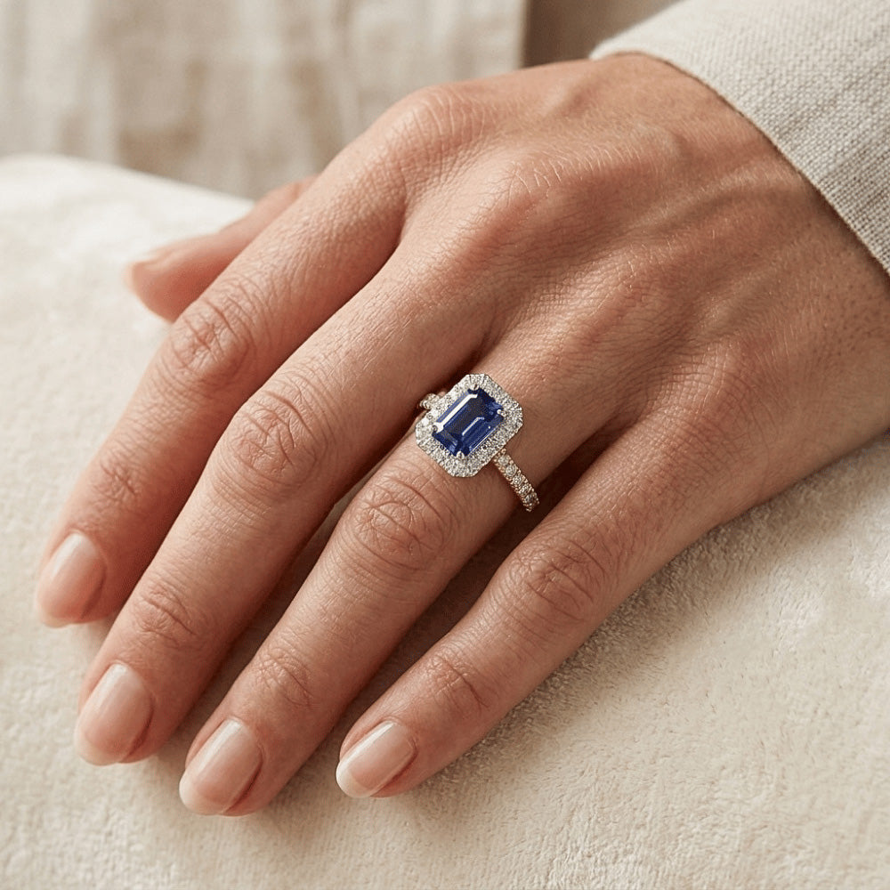 Echter Diamant Ring 3 Karat - 14K Bicolor Gold