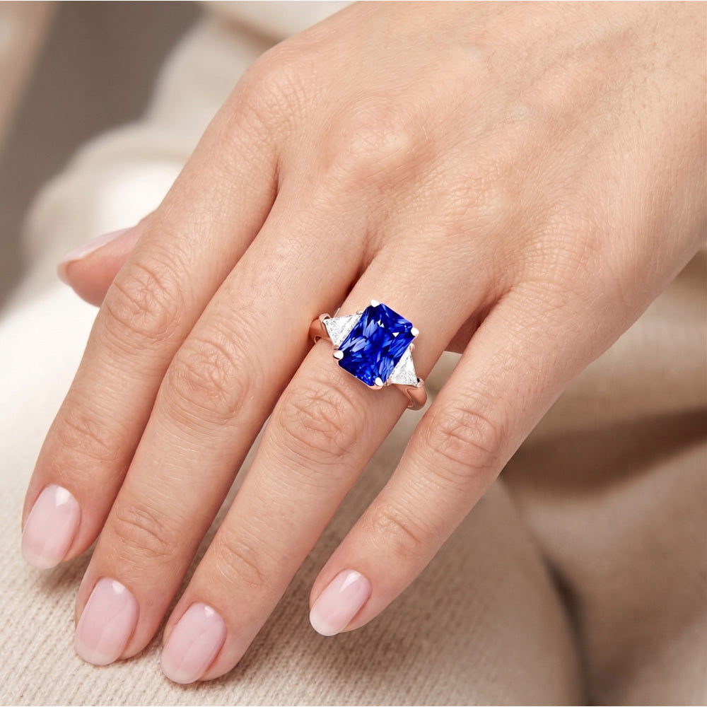 Echter Diamant Ring 3 Karat - 14K Roségold