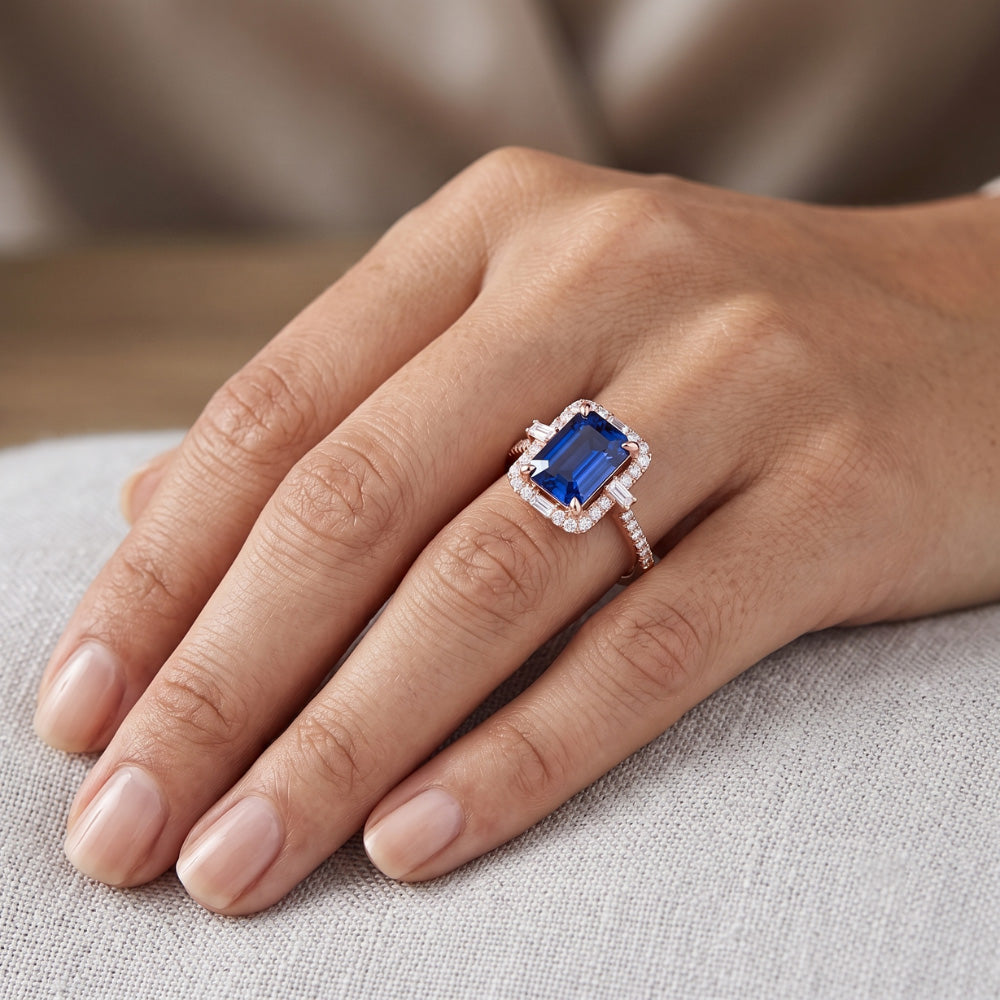 Echter Diamant Ring 3 Karat - Roségold