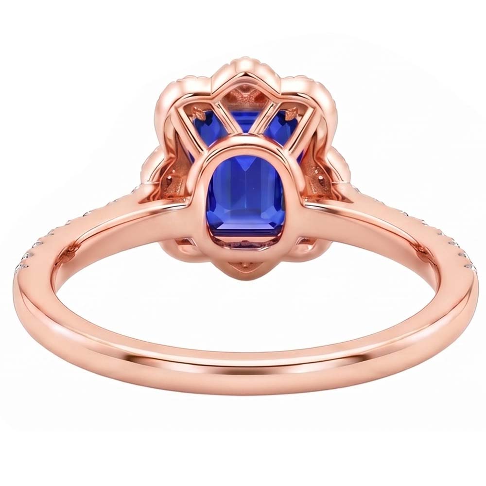 Echter Diamant Ring 4.25 Karat - 14K Roségold