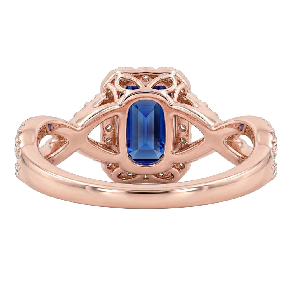 Echter Diamant Ring 4.50 Karat - 14K Roségold