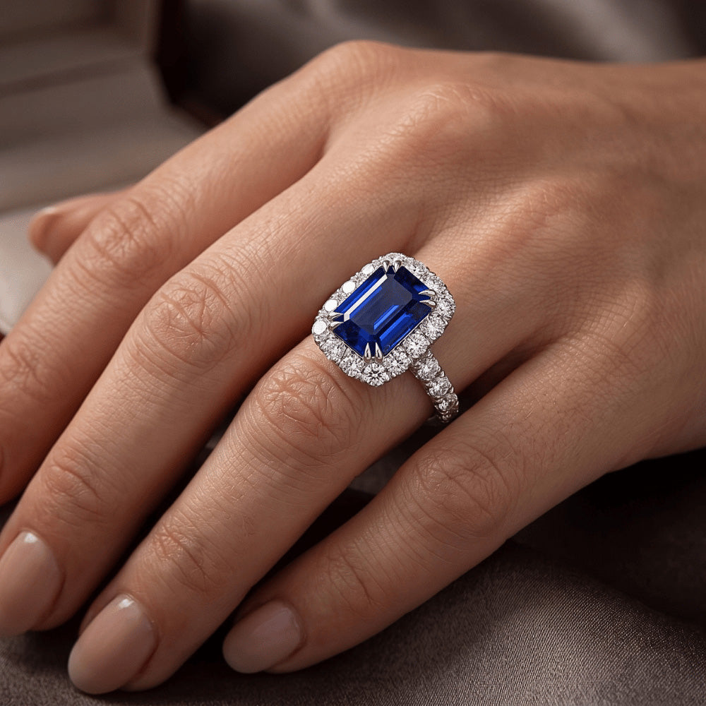 Echter Diamant Ring 5 Karat - 14K Roségold
