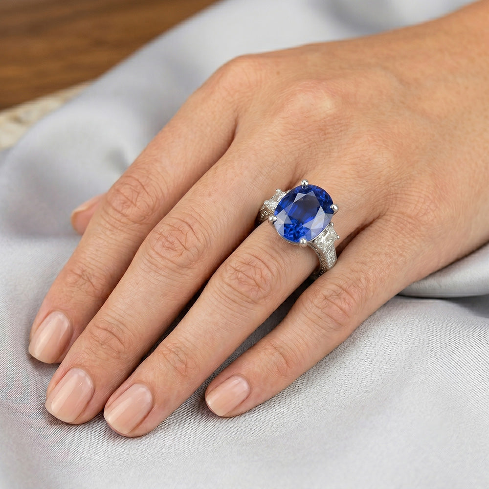 Echter Diamant Ring 9 Karat