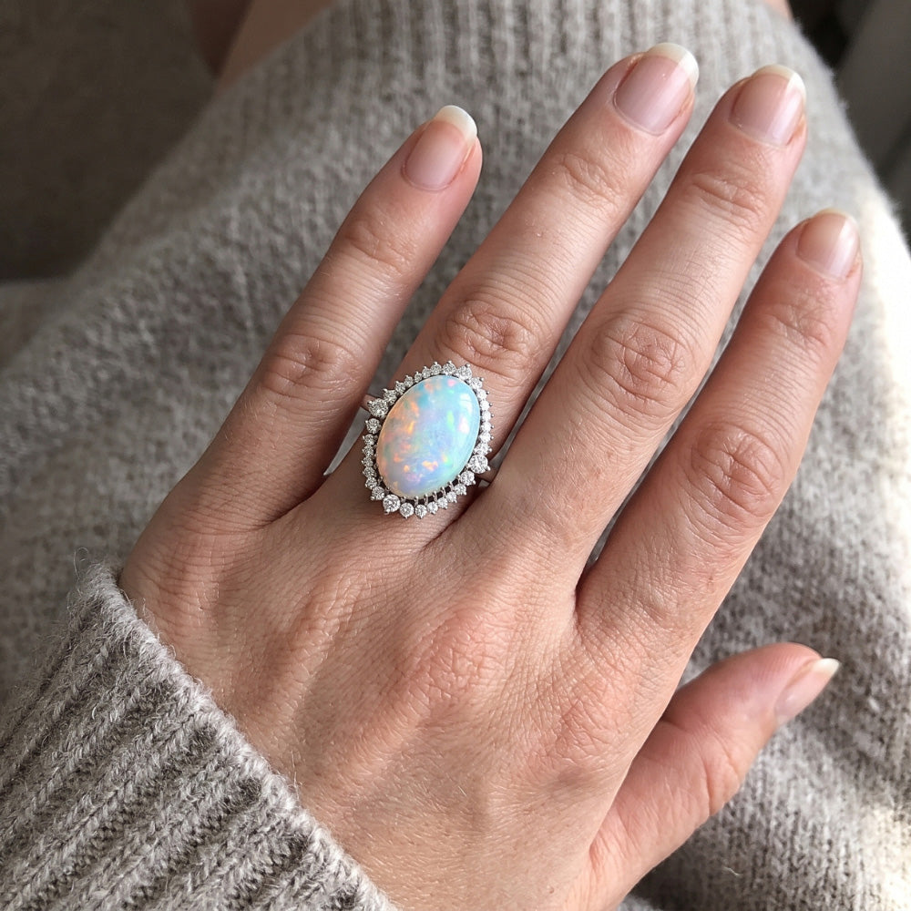 Echter Opal Ring 10.25 Karat