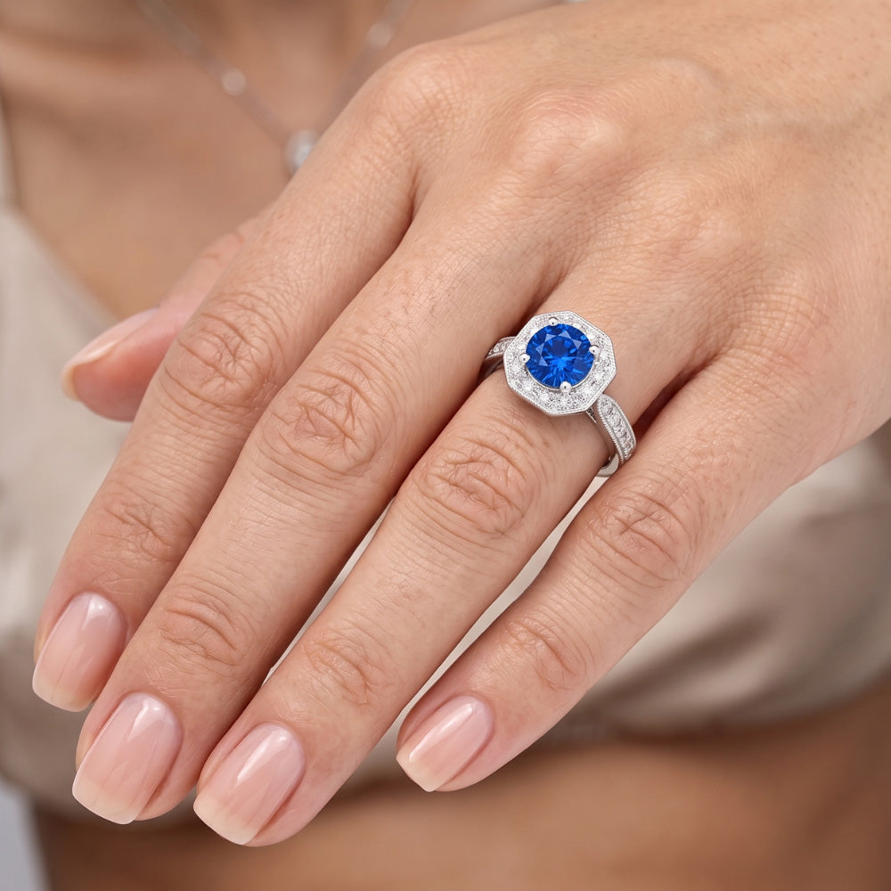 Echter Saphir Ring 1.5 Karat