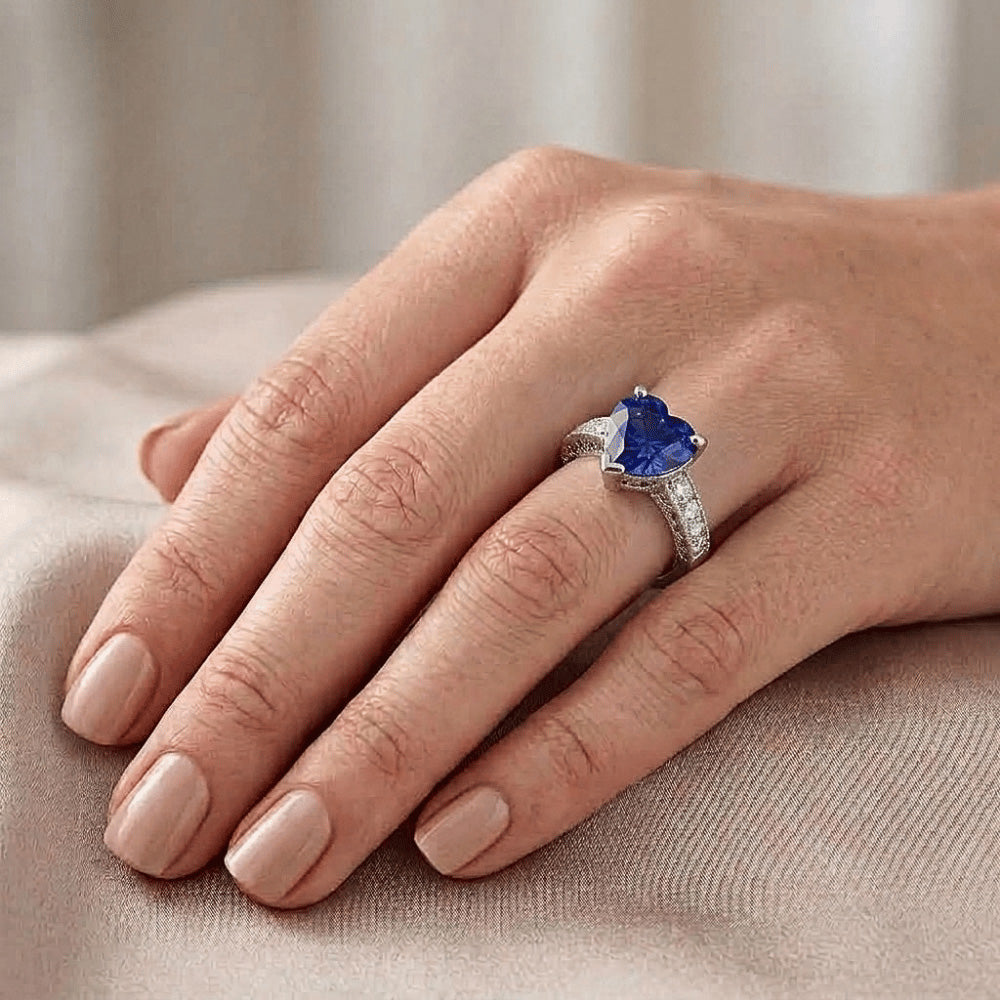 Echter Saphir Ring 2.50 Karat