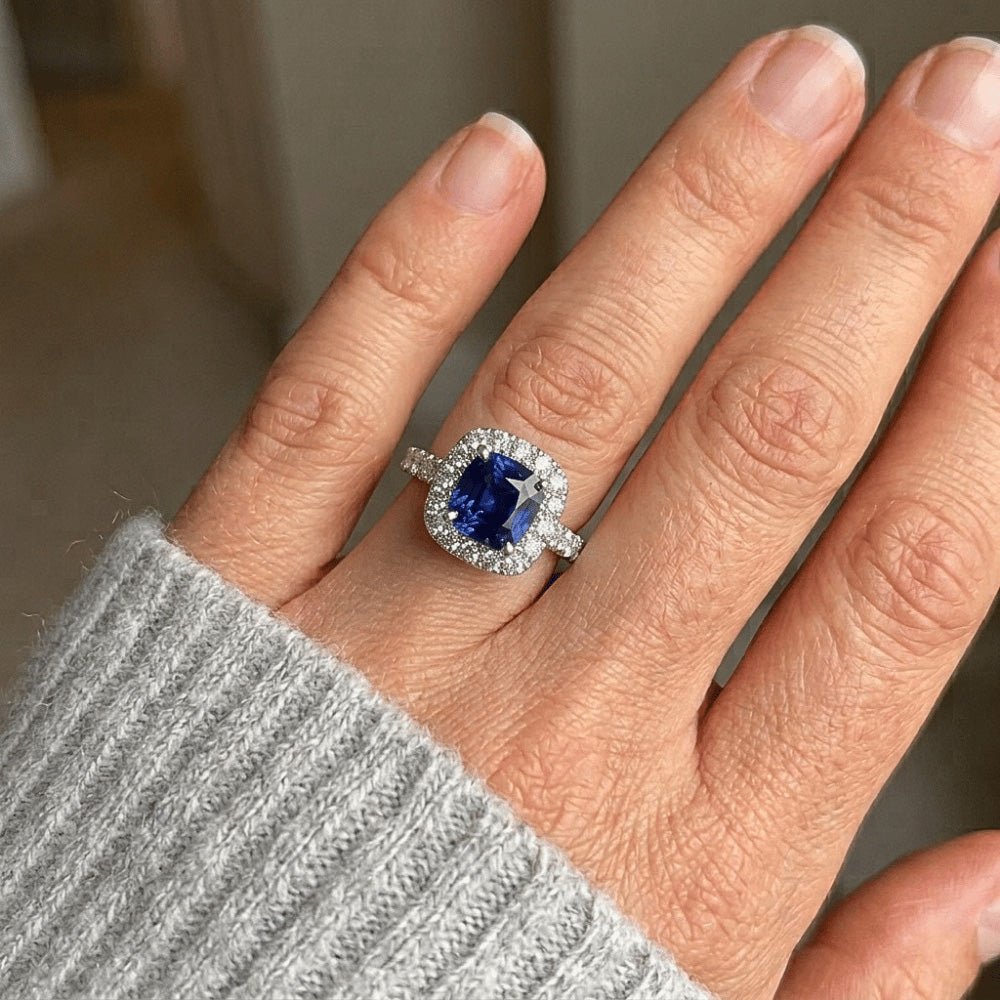 Echter Saphir Ring 2.50 Karat