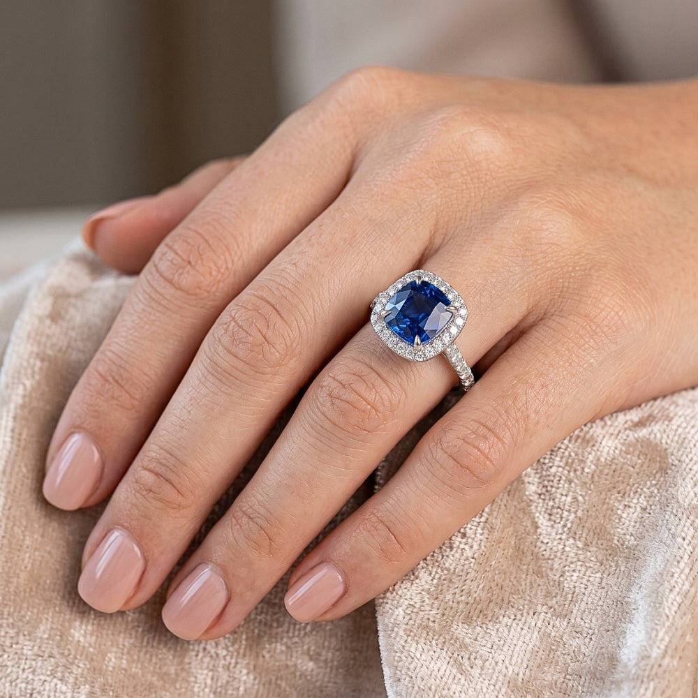Echter Saphir Ring 2.50 Karat