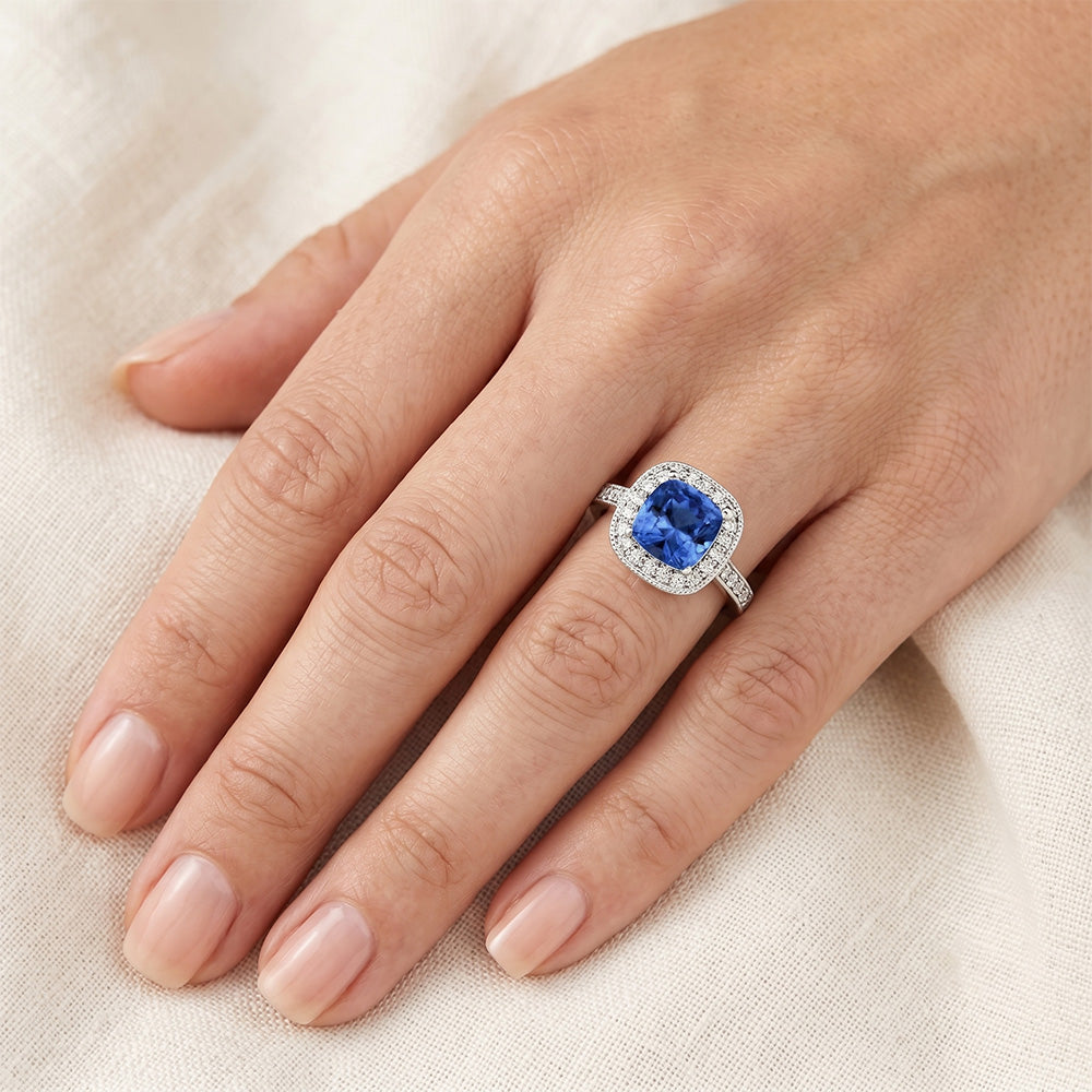 Echter Saphir Ring 3.40 Karat