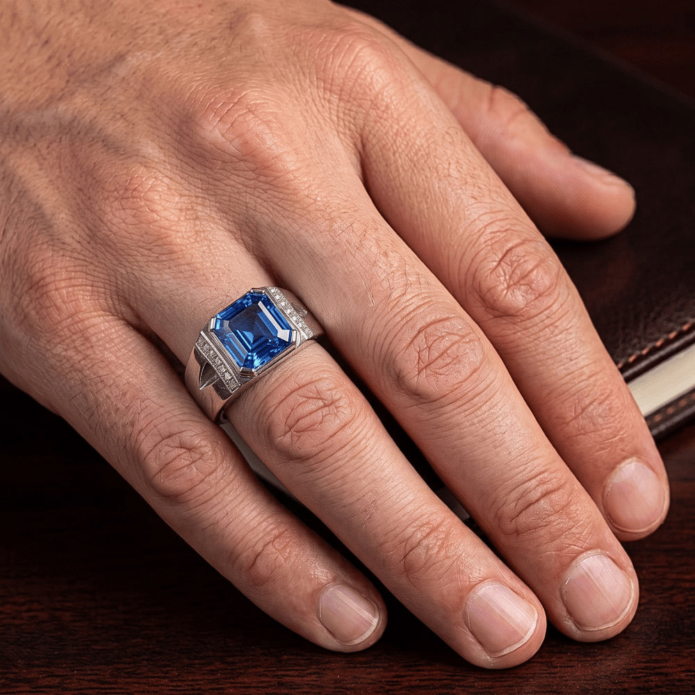 Echter Saphir Ring 3 Karat
