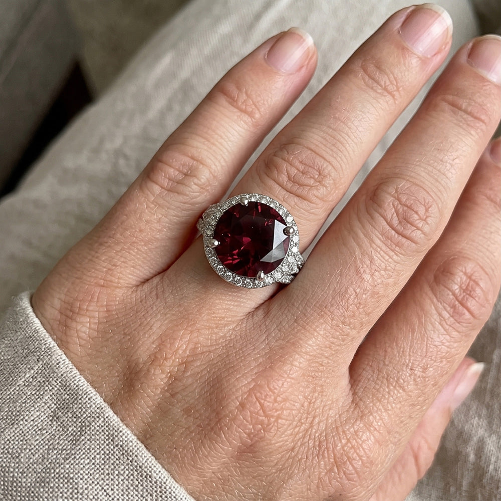 Echter Turmalin Ring 9 Karat