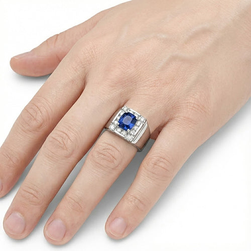 Echter Saphir Ring 1 Karat