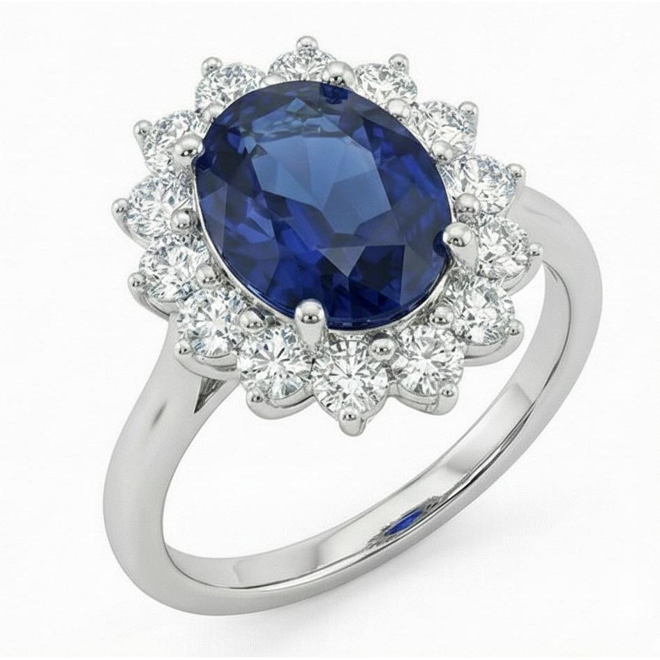 Echter Saphir Ring 3 Karat