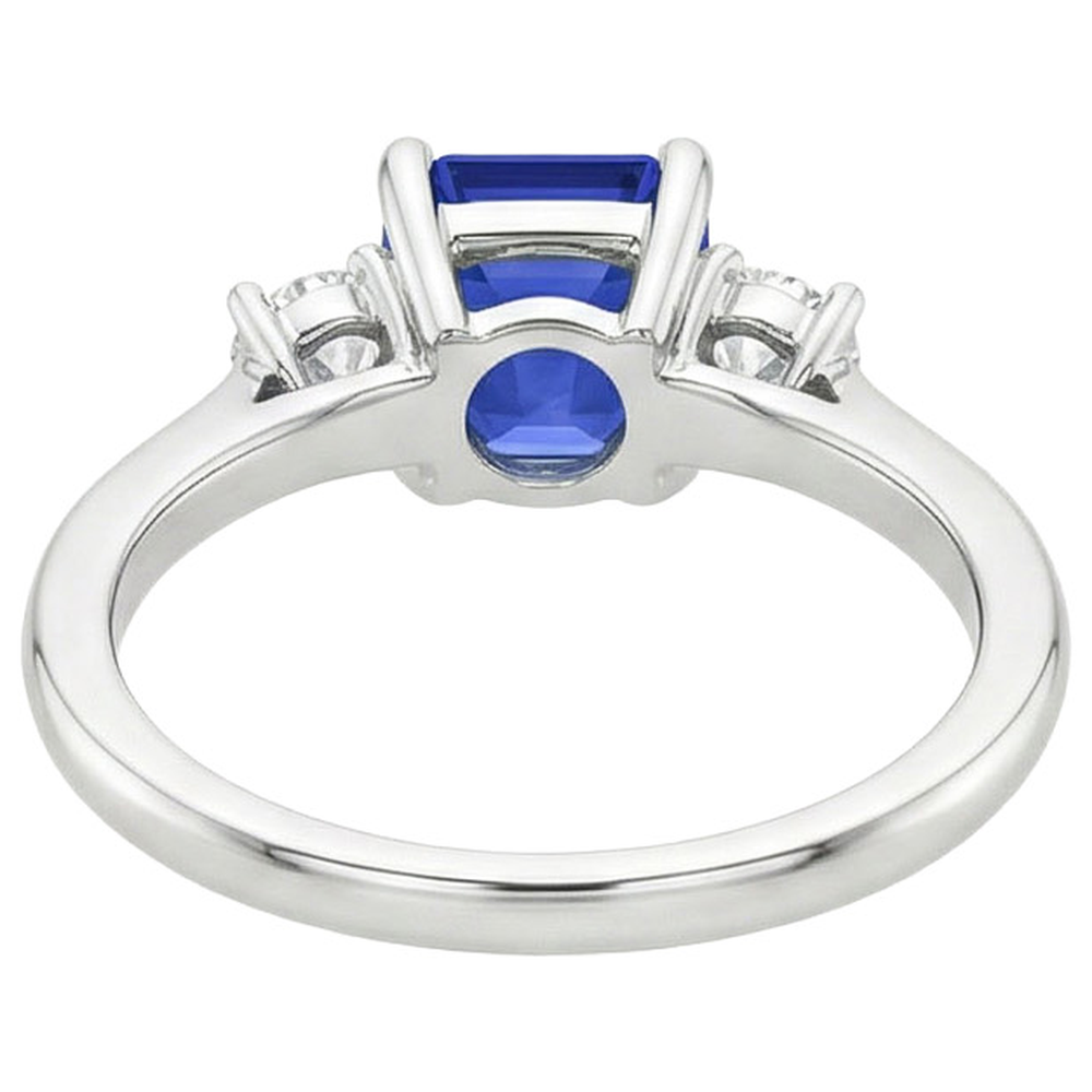 echter round diamant 3.50Karat ring Detailansicht
