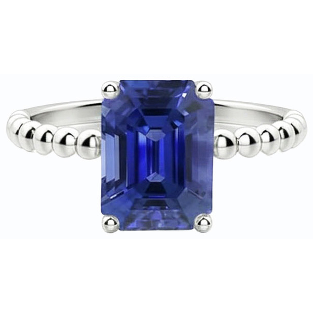 echter round diamant 3Karat ring auf Weiß