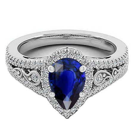 Glänzender Schmuckstein-Ring 3 Karat – Hauptansicht