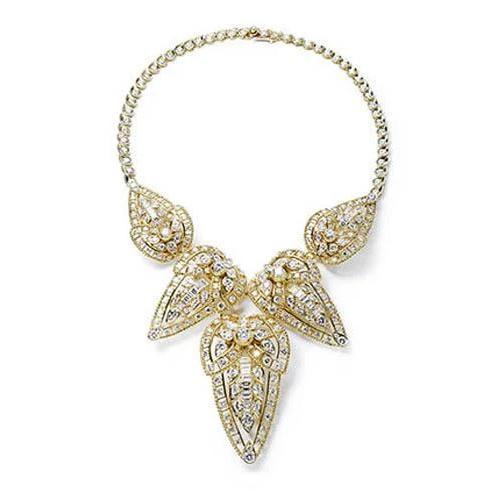 Gelbgold 14K 60 Karat Kleine Funkelnde Echt Diamanten Damen Halskette