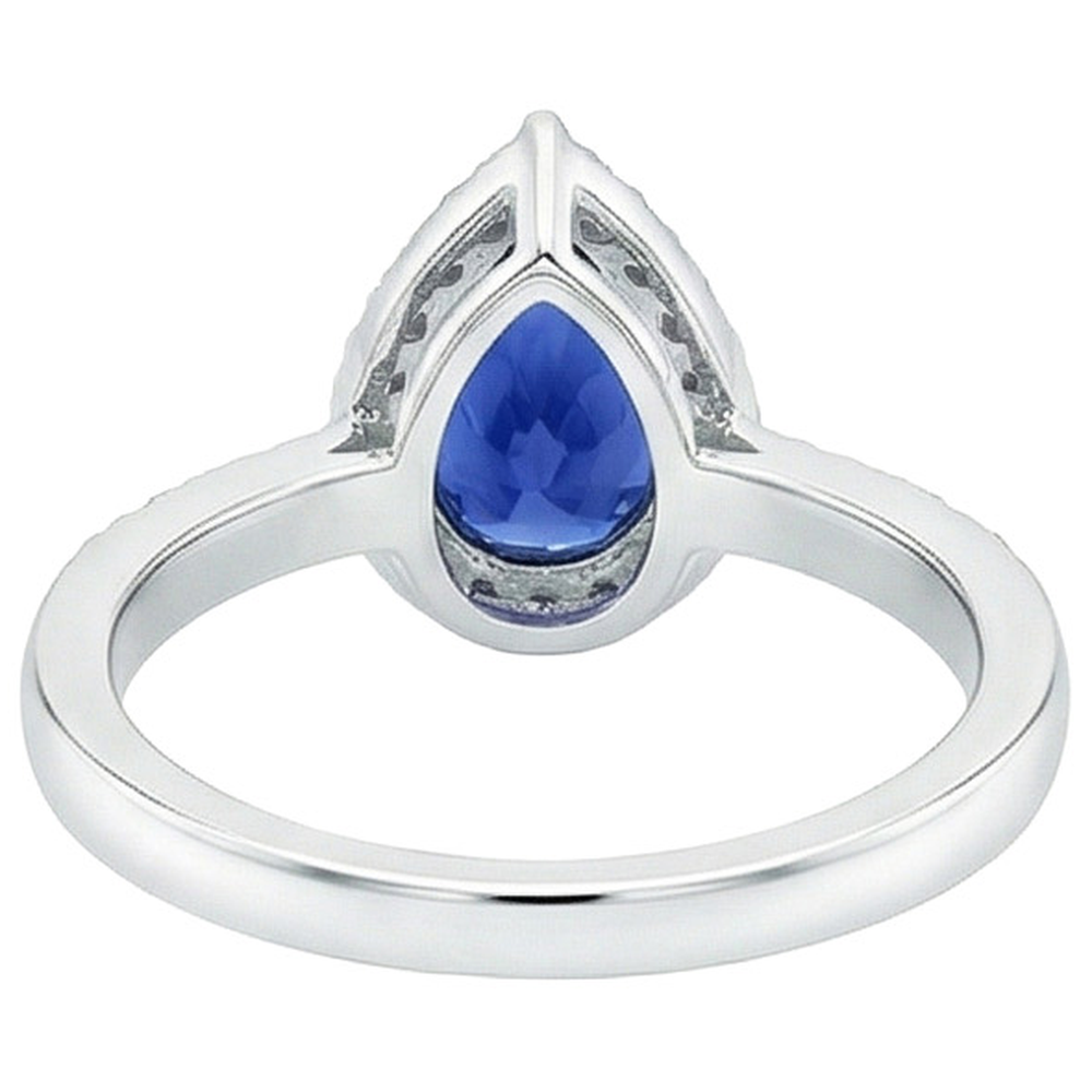 echter round diamant 5.50Karat ring auf Weiß