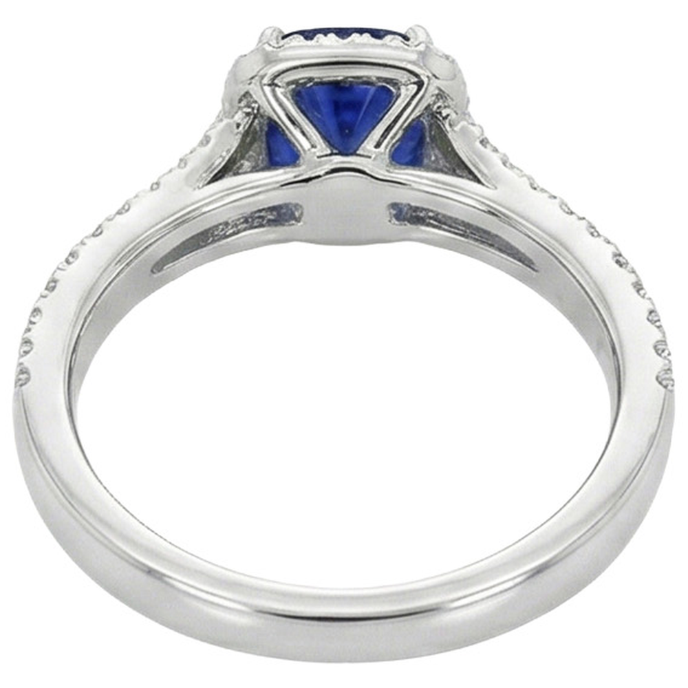echter round diamant 3.20Karat ring auf Weiß