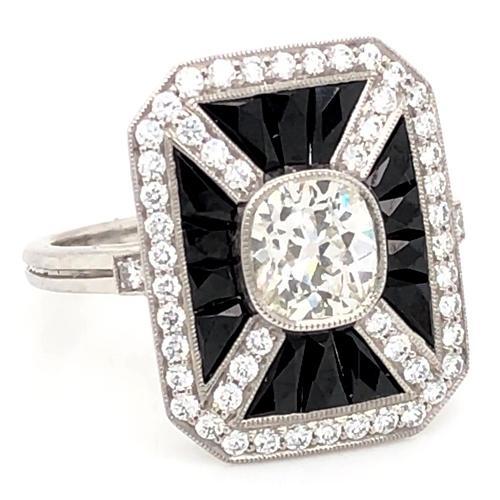 Halo Natürliche Diamant-Verlobungsring 5 Karat Achteckform