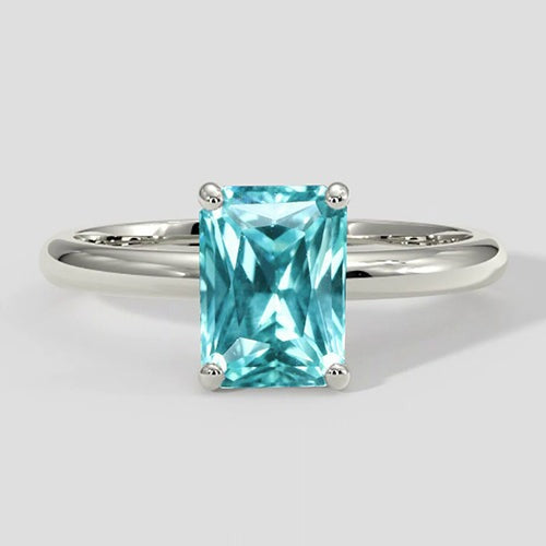 Kissen Turmalin Paraiba Ring 3 Karat