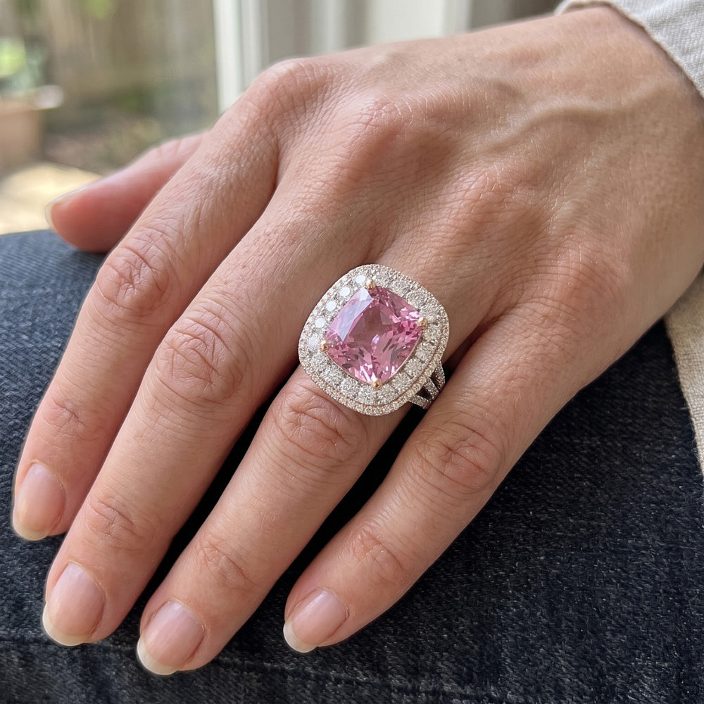 Kunzit-Ring