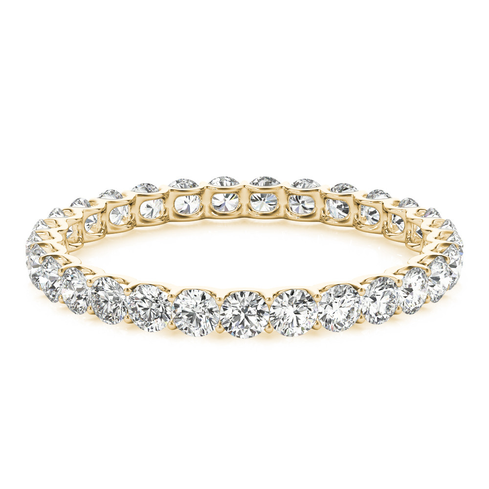Diamant Eternity Band – Seitenansicht