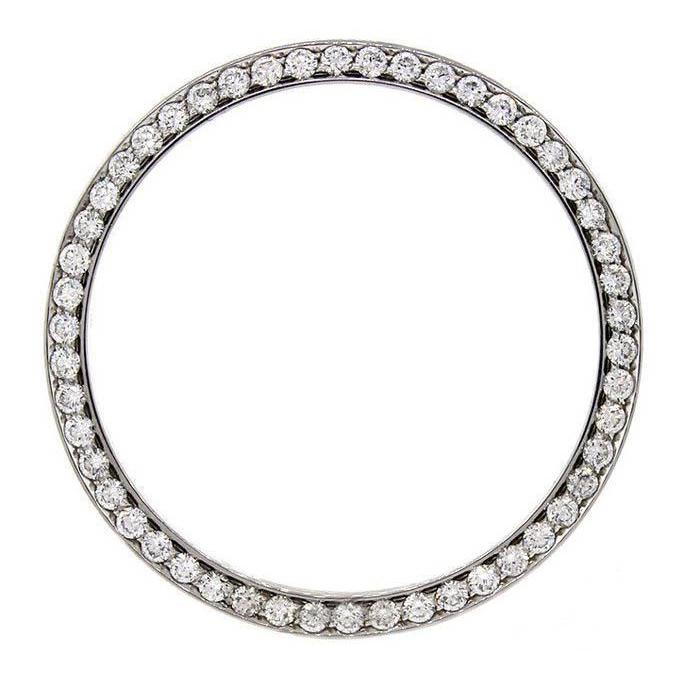 Maßgefertigte Diamantlünette für Rolex Datejust oder alle Uhrenmodelle, 2,50 Karat, 36 mm