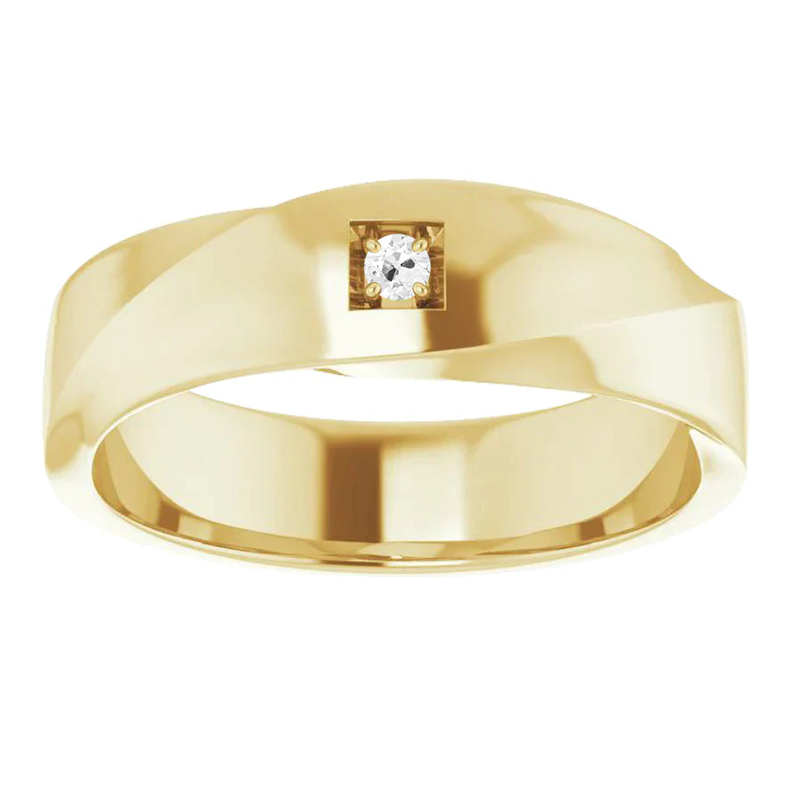 Brillant Herrenring 0,25 Karat 10K Yellow Gold – Hauptansicht