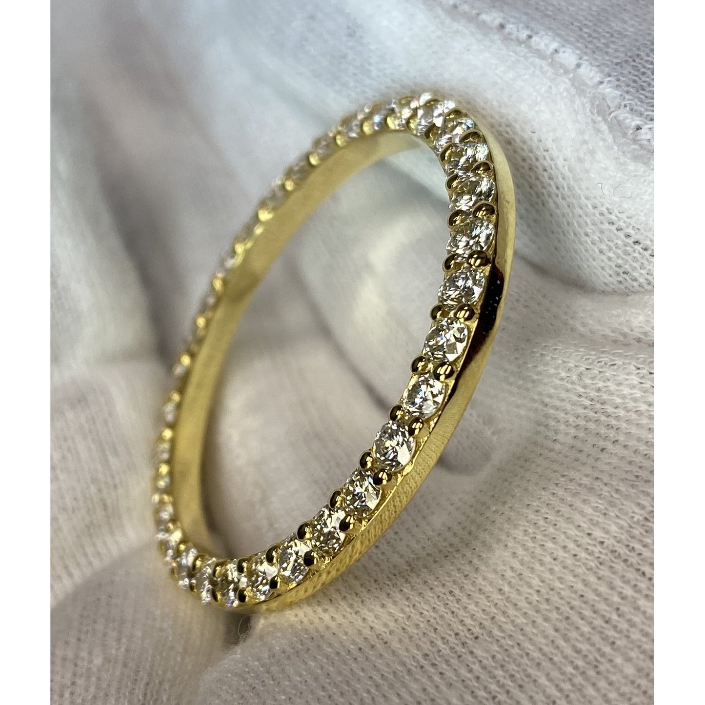 Mit Krappen besetzte Diamantlünette für Datejust oder Day Date, 36 mm, Herrenuhr, individuell maßgefertigt, 5,4 Karat