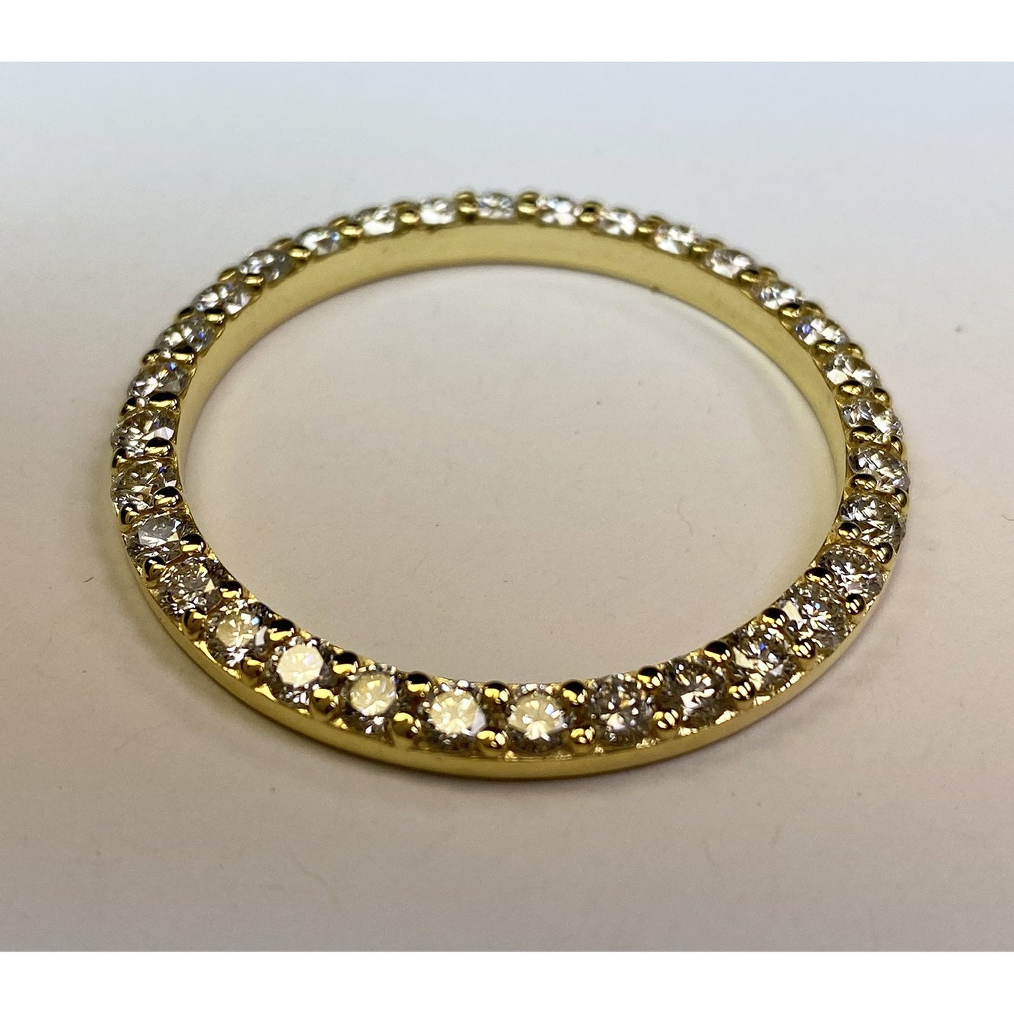 Mit Krappen besetzte Diamantlünette für Datejust oder Day Date, 36 mm, Herrenuhr, individuell maßgefertigt, 5,4 Karat