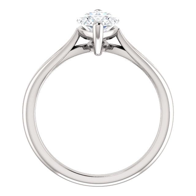 Natürliche Diamant-Solitärring 2,50 Karat 14K Weißgold