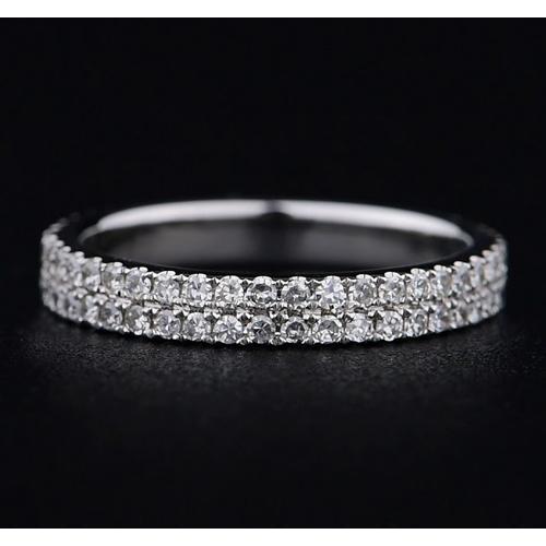 Natürliche Diamant Eternity Ehering 5 Karat Damenschmuck Neu
