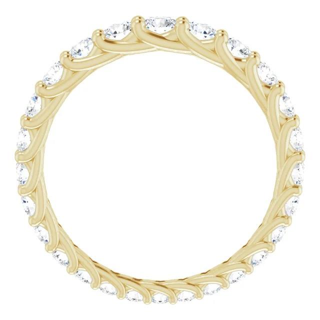 Natürliche Diamant Ewigkeit Band 1,30 Karat Spalierfassung Damen Schmuck Neu