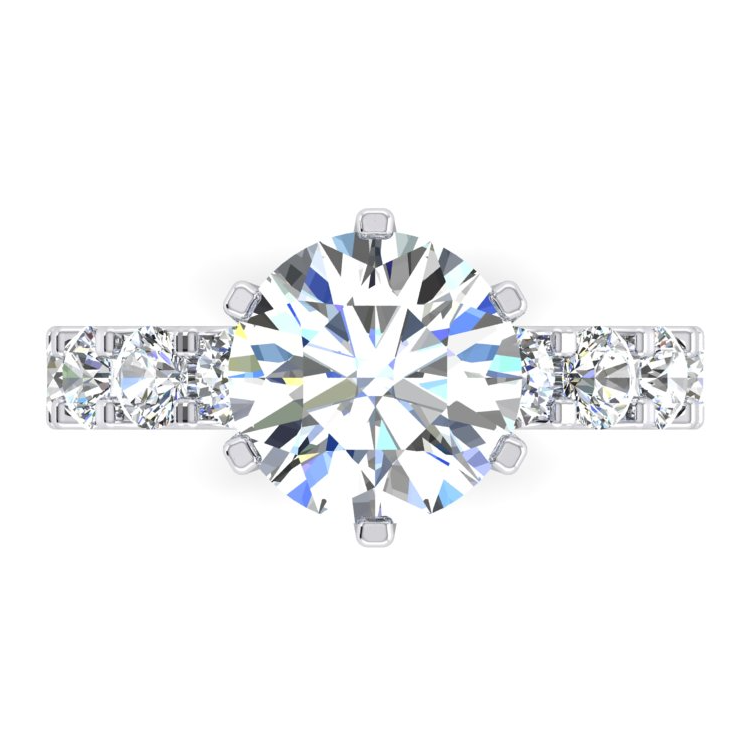 Natürliche Erde Abgebaut Diamant Ring im Ewigkeit Stil