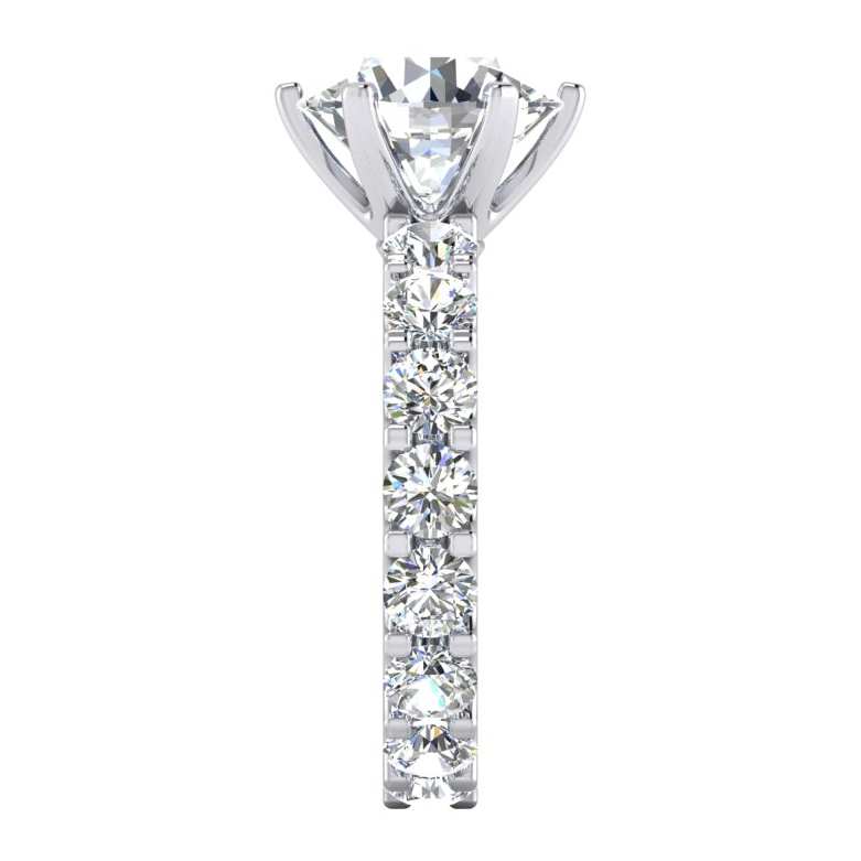 Natürliche Erde Abgebaut Diamant Ring im Ewigkeit Stil