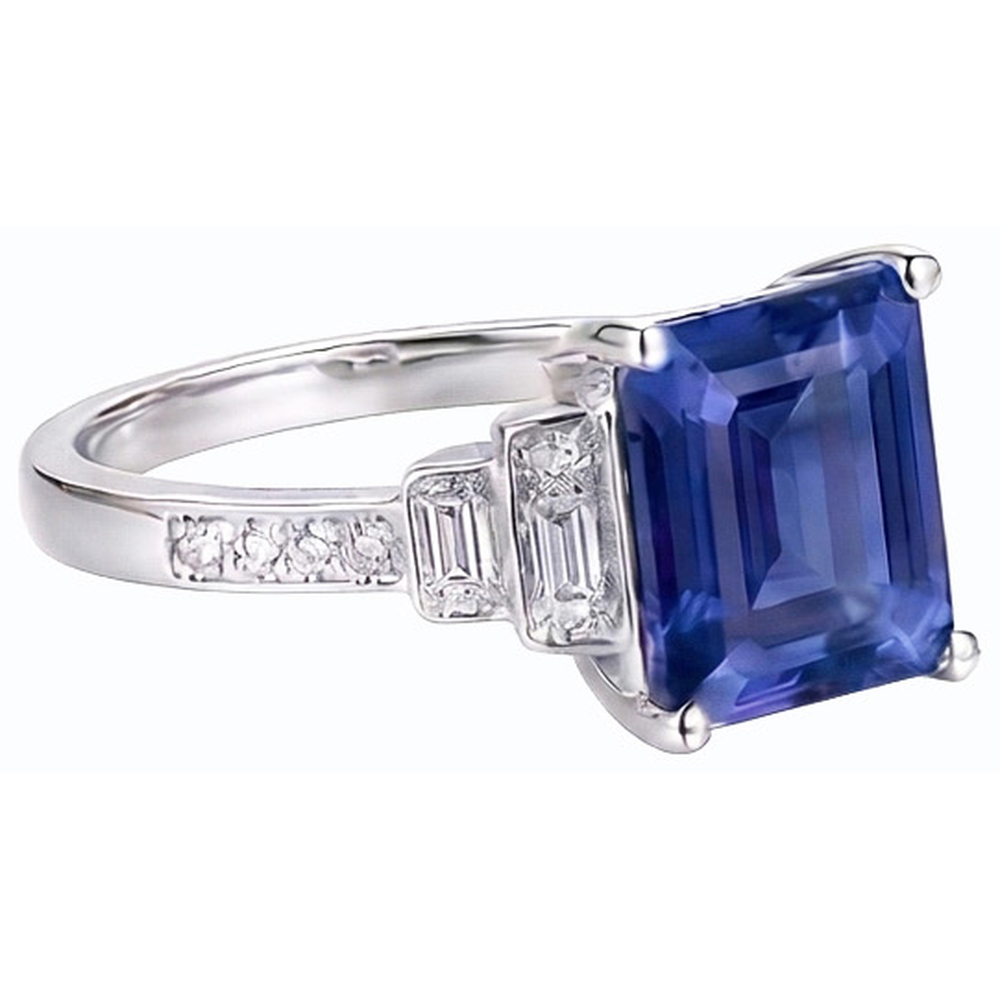 echter round diamant 3Karat ring Draufsicht