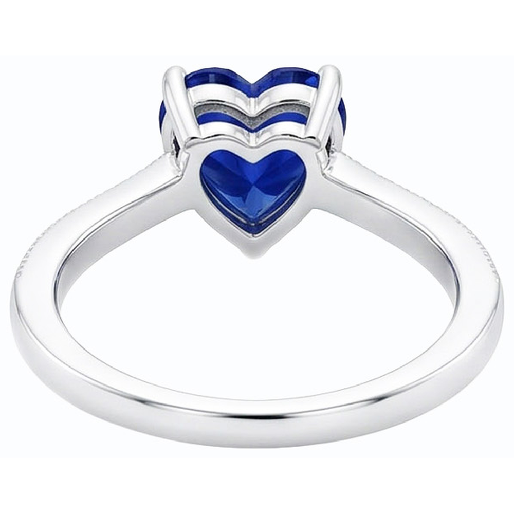 echter round diamant 2Karat ring Profilansicht