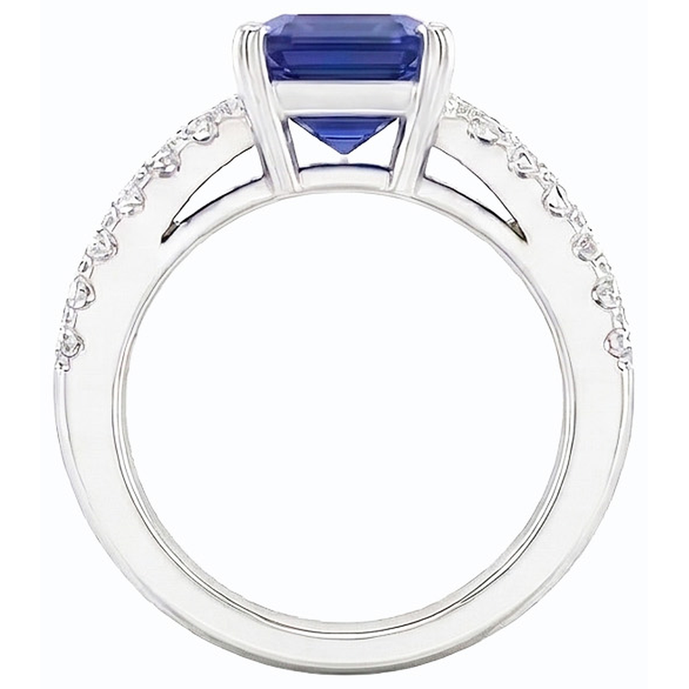 echter marquise diamant 3.50Karat ring Profilansicht