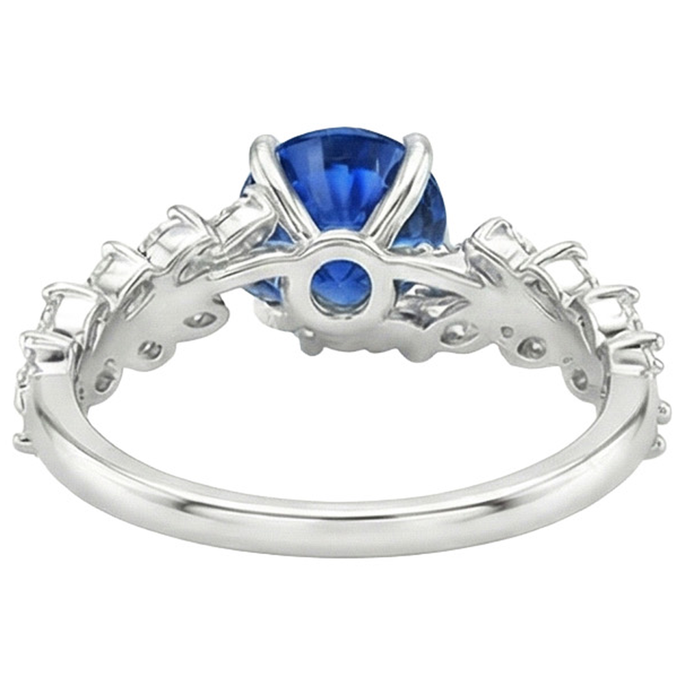 echter marquise diamant 3Karat ring auf Weiß