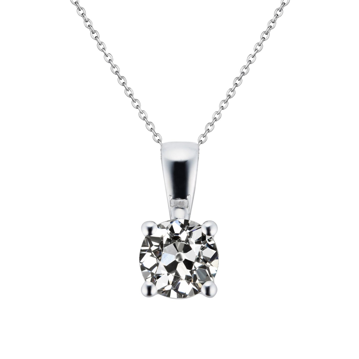 Kunstvoller Edler Diamant Anhänger 1,50 Karat – Hauptansicht