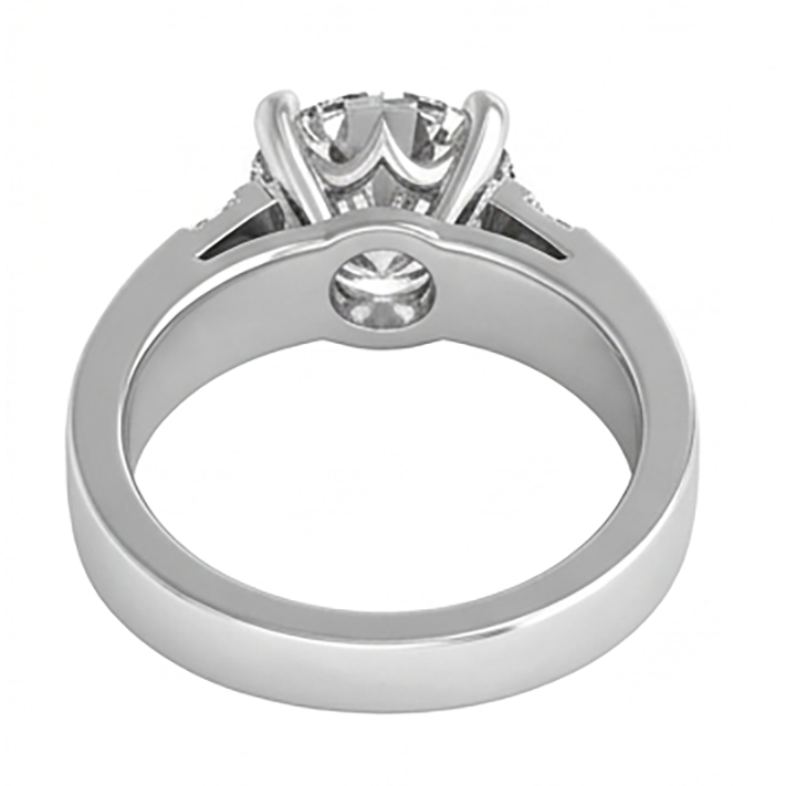 Pavé Diamant Männer-Ring 2.50 Karat – 10K White Gold