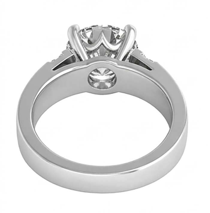 Pavé Diamant Männer-Ring 2 Karat – 10K White Gold