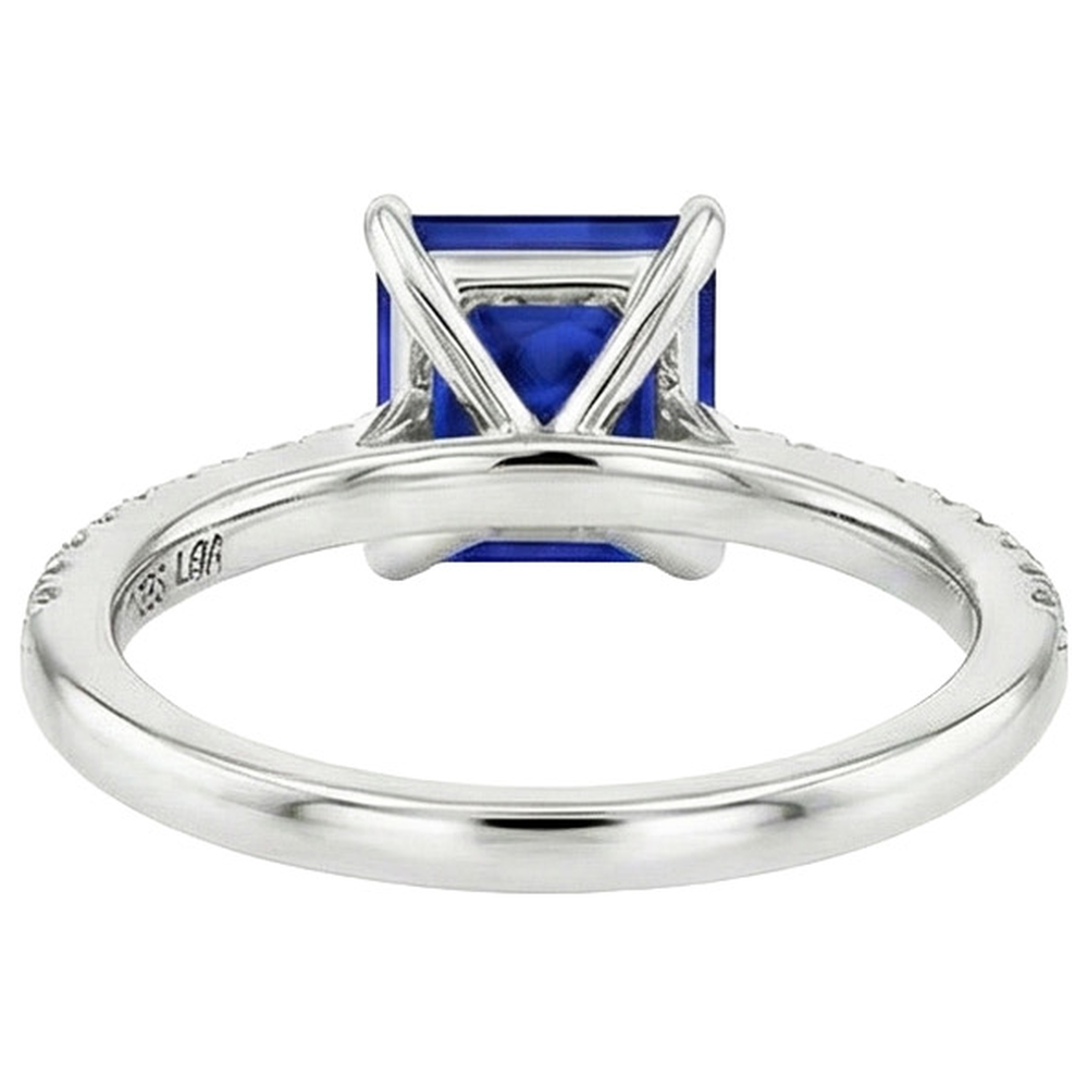 echter princess diamant 6Karat ring Detailansicht