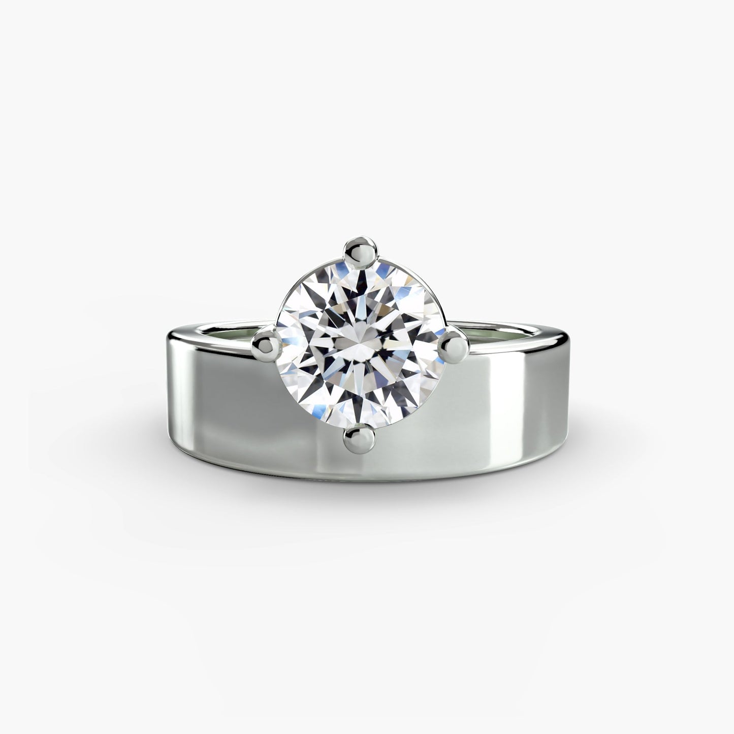 Edler Diamant Setting -Karat Gold – Hauptansicht