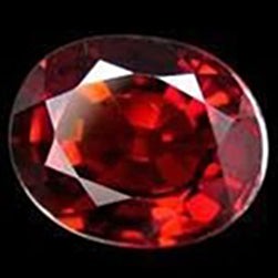 Oval-Schliff Rubin Ring in Gold – Hauptansicht