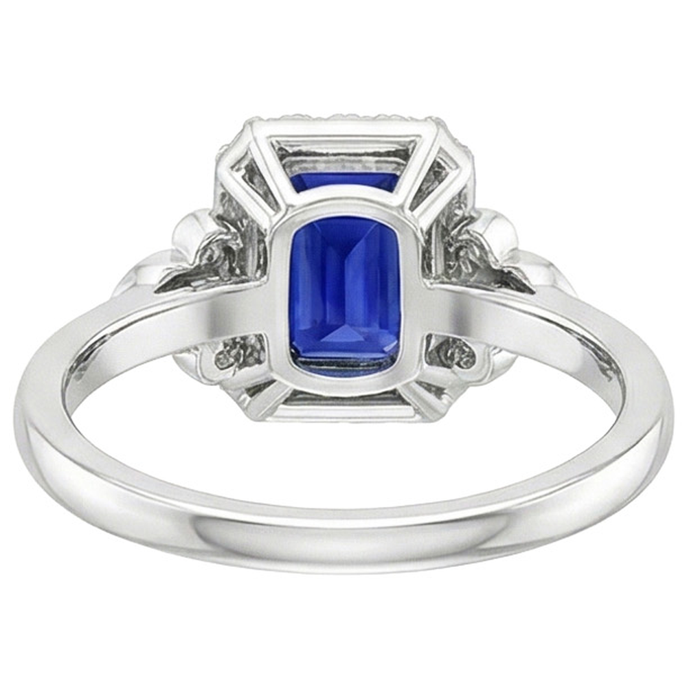 echter round diamant 4.25Karat ring Detailansicht